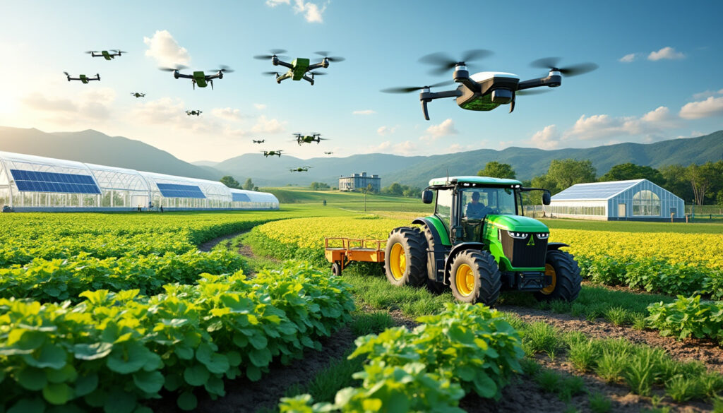 découvrez comment l'intelligence artificielle transforme radicalement le secteur agricole en optimisant les récoltes, réduisant les coûts et favorisant une agriculture durable et innovante.