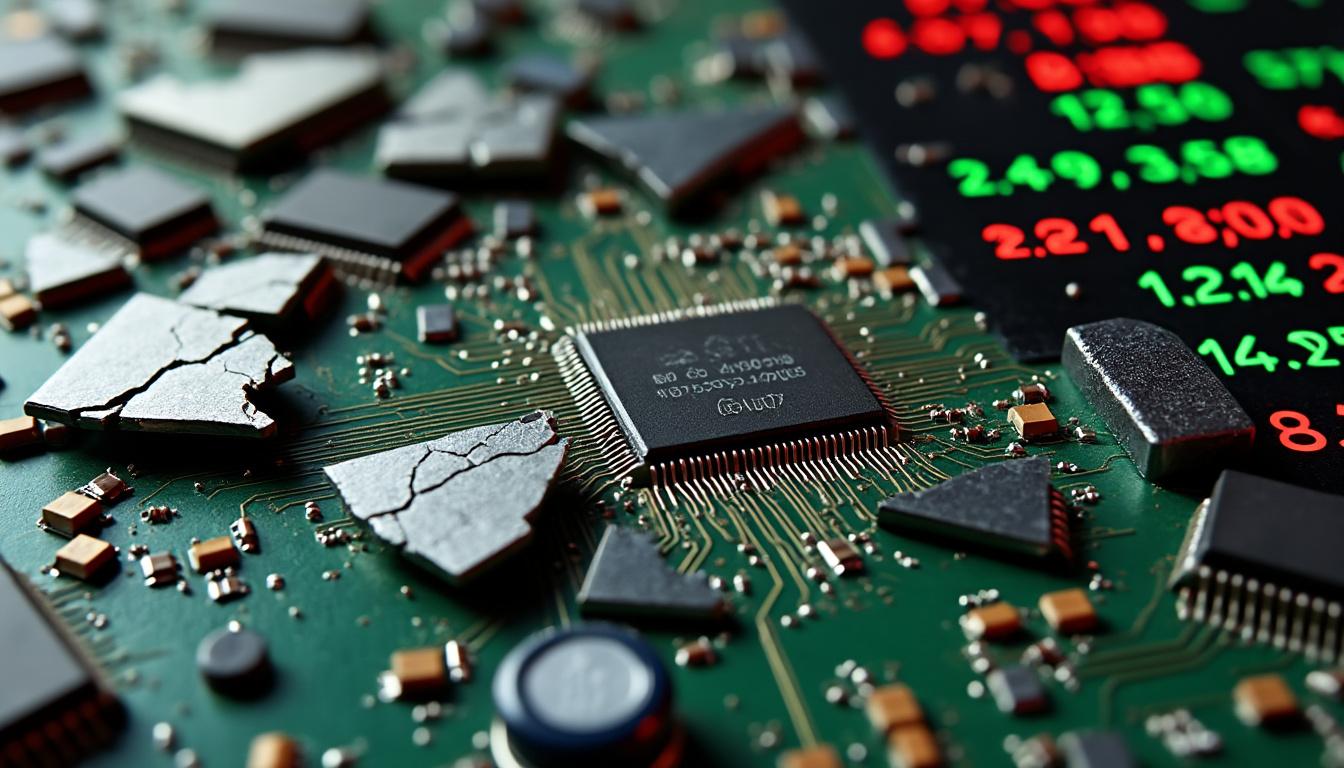 wall street s'inquiète des impacts de l'intelligence artificielle, provoquant une chute significative du secteur technologique et suscitant des débats autour des risques et opportunités à venir.