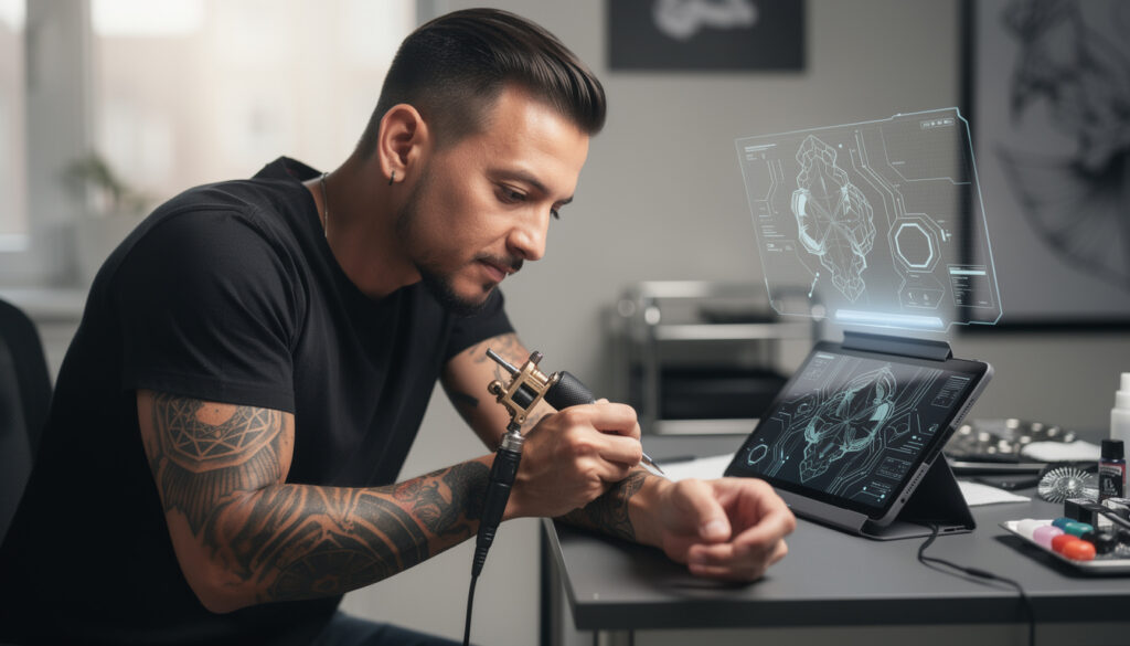 découvrez comment l'intelligence artificielle transforme l'art du tatouage en créant des designs uniques et personnalisés, alliant créativité et technologie pour une expérience inédite.
