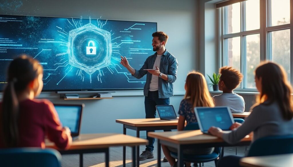 découvrez comment l'intelligence artificielle transforme l'éducation, ses avantages pédagogiques et les enjeux liés à la protection des données personnelles des élèves.